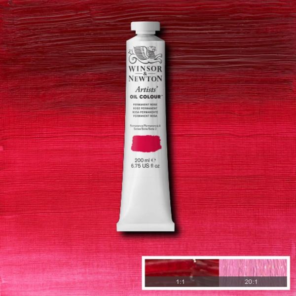 Winsor & Newton Artists Oil Paint Permanent Rose S2 37ml