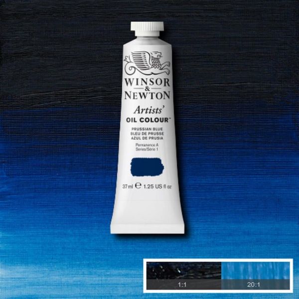 Winsor & Newton Artists Oil Paint Prussian Blue S1 37ml