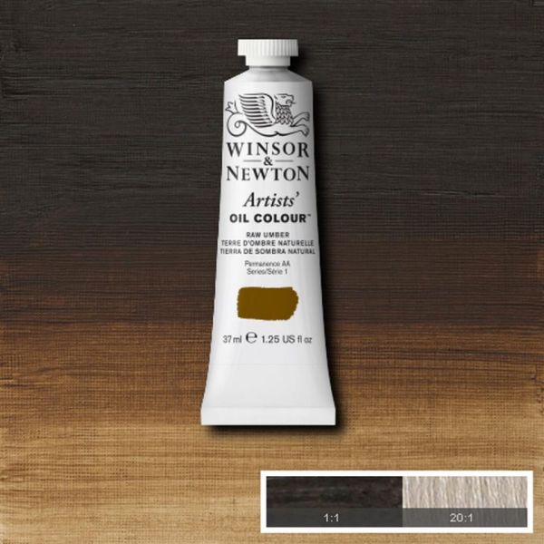 Winsor & Newton Artists Oil Paint Raw Umber S1 37ml
