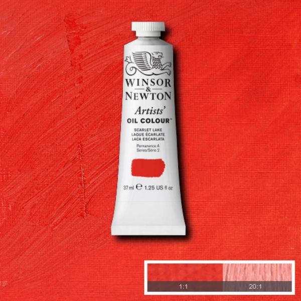 Winsor & Newton Artists Oil Paint Scarlet Lake S2 37ml