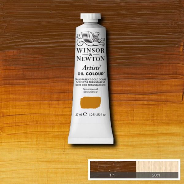 Winsor & Newton Artists Oil Paint Transparent Gold Ochre S2 37ml