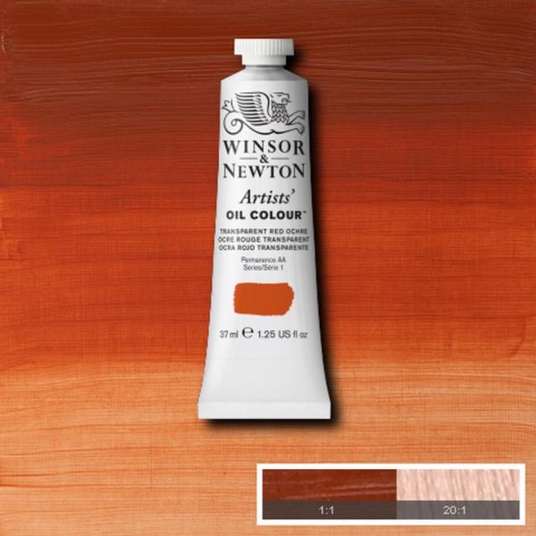 Winsor & Newton Artists Oil Paint Transparent Red Ochre S1 37ml
