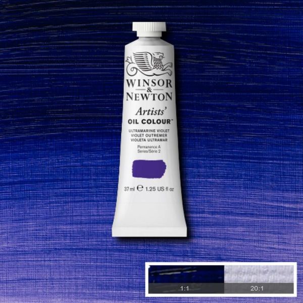 Winsor & Newton Artists Oil Paint Ultramarine Violet S2 37ml