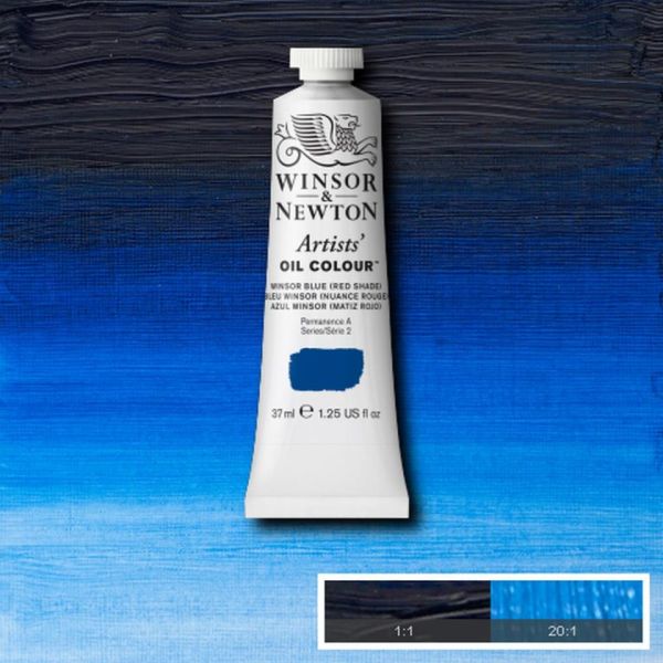 Winsor & Newton Artists Oil Paint Winsor Blue (Red Shade) S2 37ml