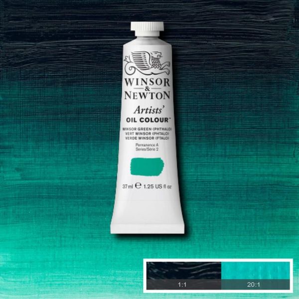 Winsor & Newton Artists Oil Paint Winsor Green S2 37ml