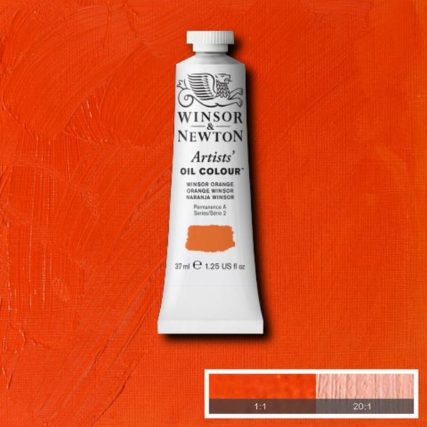 Winsor & Newton Artists Oil Paint Winsor Orange S2 37ml