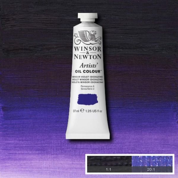 Winsor & Newton Artists Oil Paint Winsor Violet Dioxazine S2 37ml