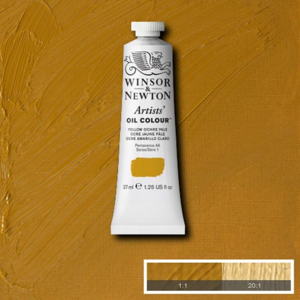 Winsor & Newton Artists Oil Paint Yellow Ochre Pale S1 37ml