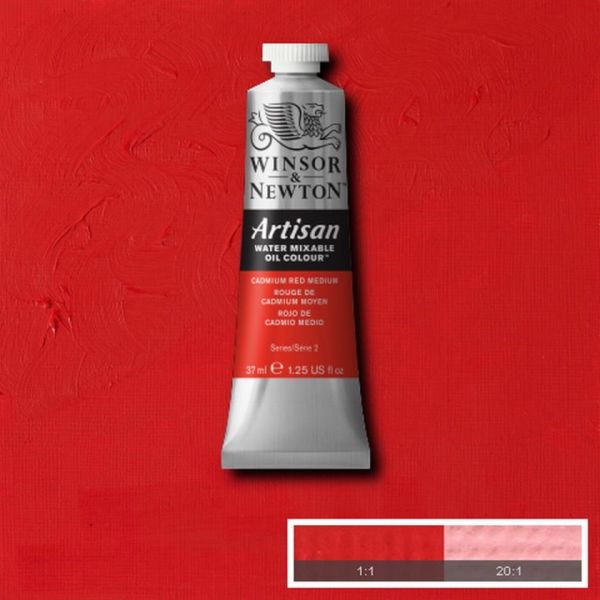 Winsor & Newton Artisan Water-Mixable Oil Paint S2 Cadmium Red Medium