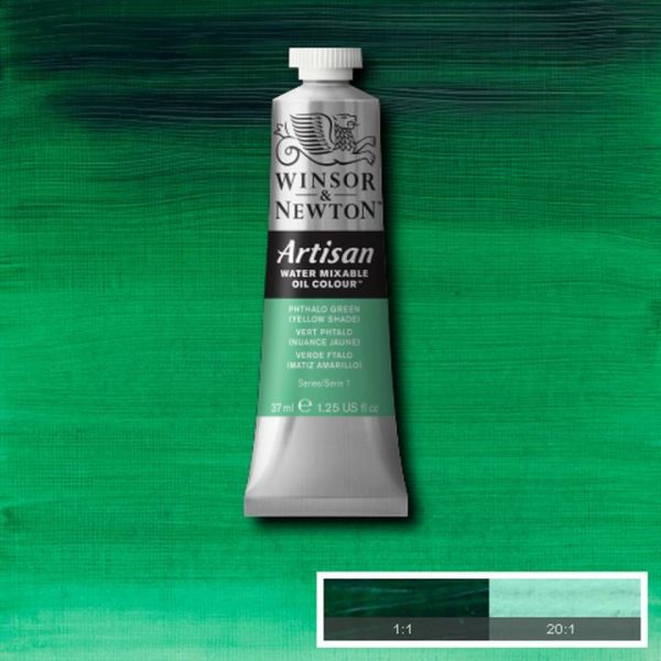 Winsor & Newton Artisan Water-Mixable Oil Paint S1 PHTHALO GREEN (YELLOW SHADE)