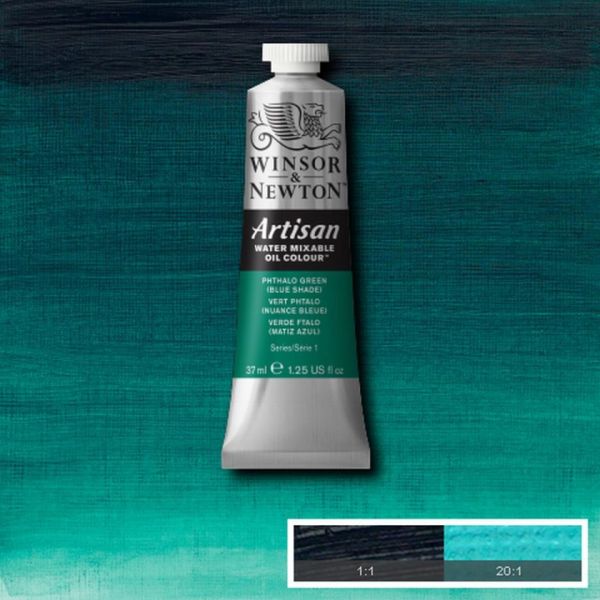 Winsor & Newton Artisan Water-Mixable Oil Paint S1 PHTHALO GREEN (BLUE SHADE)