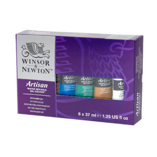 Winsor & Newton Artisan Water-Mixable Oil Paint Beginners Set 37ml Tubes Set 6 SET