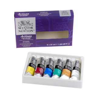 Winsor & Newton Artisan Water-Mixable Oil Paint Beginners Set 37ml Tubes Set 6 SET