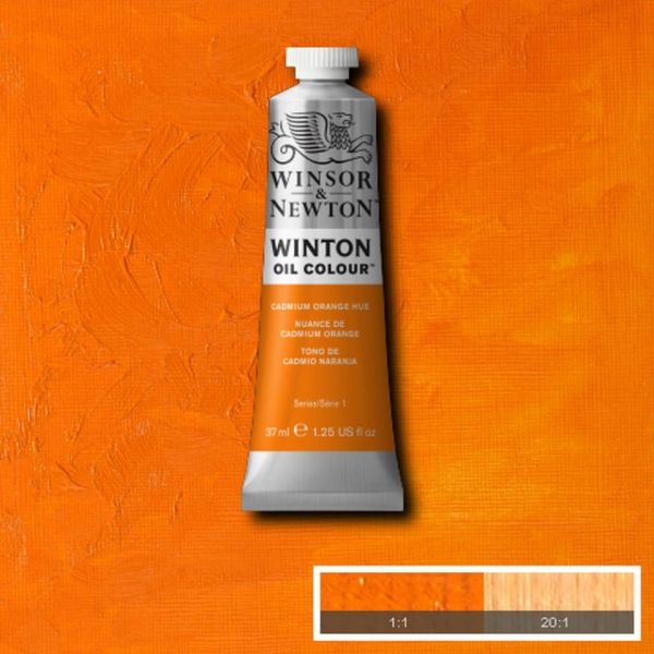 Winsor & Newton Winton Oil Paint Cadmium Orange Hue 37ml