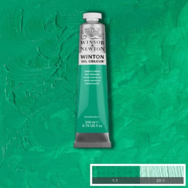Winsor & Newton Winton Oil Paint Emerald Green 37ml