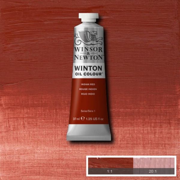 Winsor & Newton Winton Oil Paint Indian Red 37ml