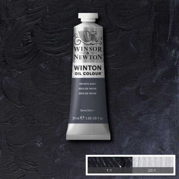 Winsor & Newton Winton Oil Paint Paynes Gray 37ml