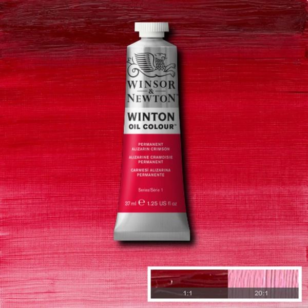 Winsor & Newton Winton Oil Paint Permanent Alizarin Crimson 37ml