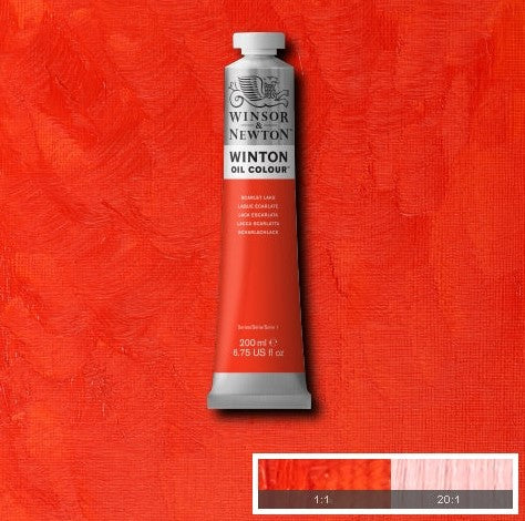 Winsor & Newton Winton Oil Paint Scarlet Lake 37ml