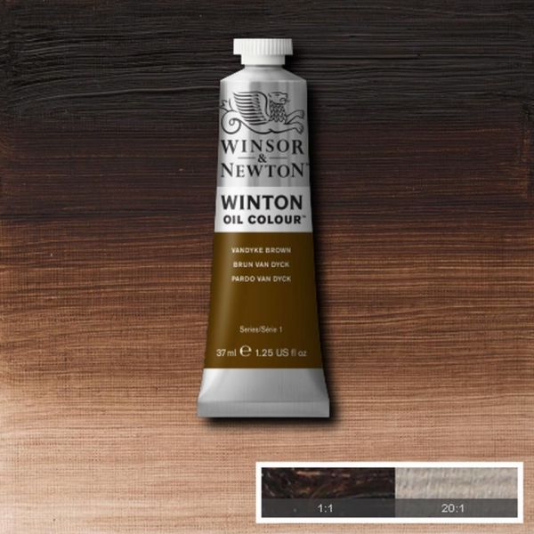 Winsor & Newton Winton Oil Paint Vandyke Brown