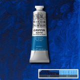 Winsor & Newton Griffin Alkyd Fast Drying Oil Paint Phthalocyanine Blue S1 37ml
