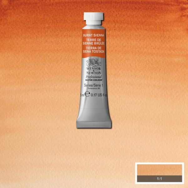 Winsor & Newton Professional Watercolour Paint S1 Burnt Sienna
