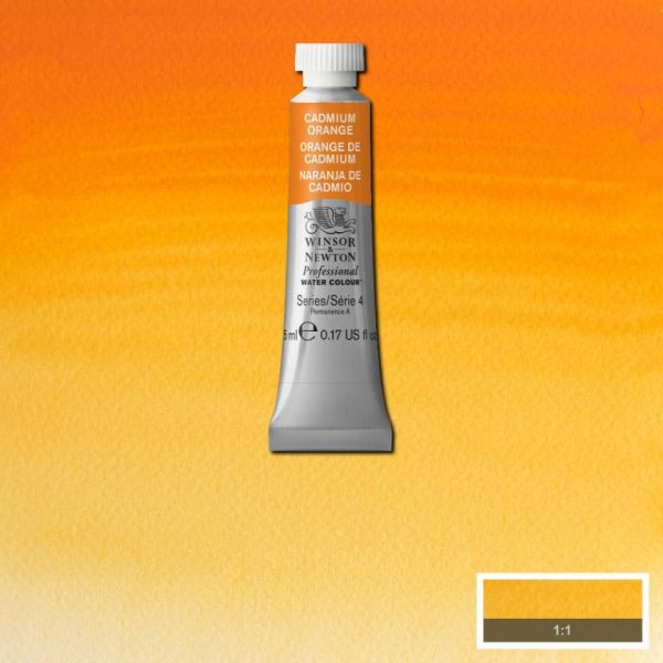 Winsor & Newton Professional Watercolour Paint S4 Cadmium Orange