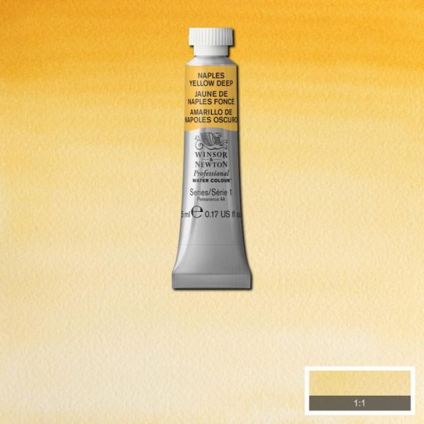 Winsor & Newton Professional Watercolour Paint S1 Naples Yellow Deep