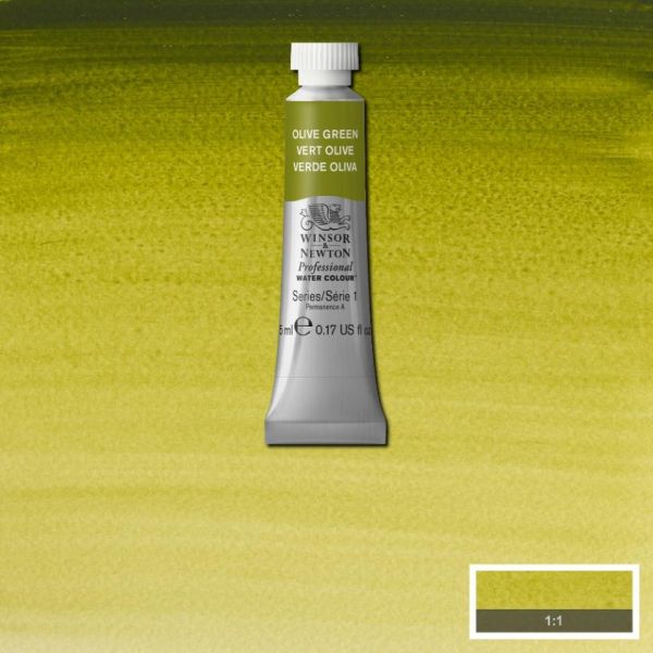 Winsor & Newton Professional Watercolour Paint S1 Olive Green