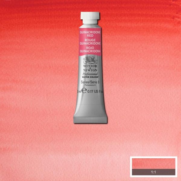Winsor & Newton Professional Watercolour Paint S3 Quinacridone Red