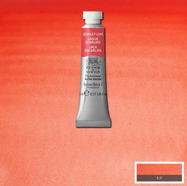 Winsor & Newton Professional Watercolour Paint S2 Scarlet Lake
