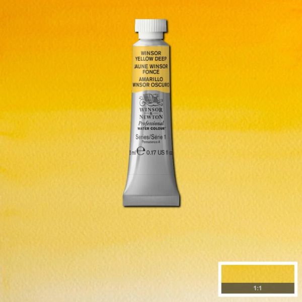 Winsor & Newton Professional Watercolour Paint S1 Winsor Yellow Deep