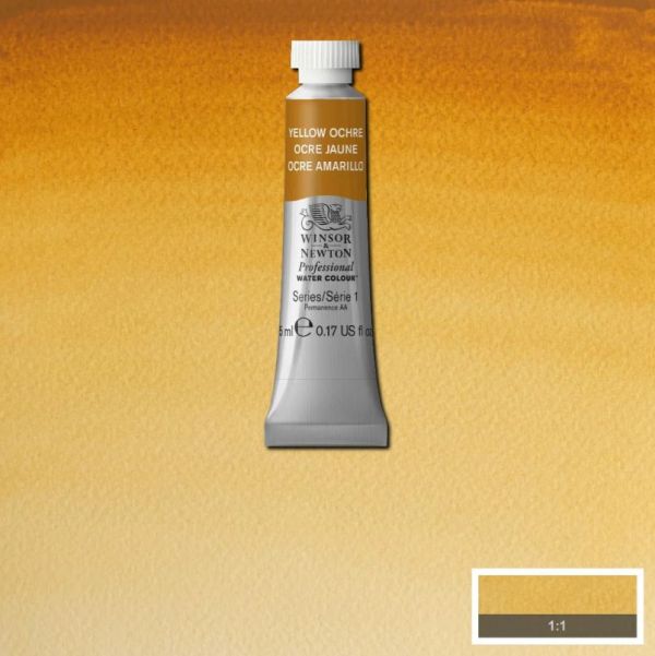 Winsor & Newton Professional Watercolour Paint S1 Yellow Ochre