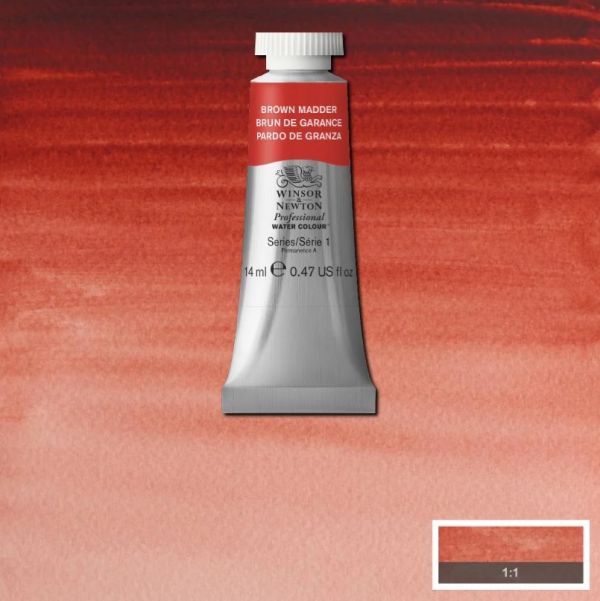 Winsor & Newton Professional Watercolour Paint S1 Brown Madder