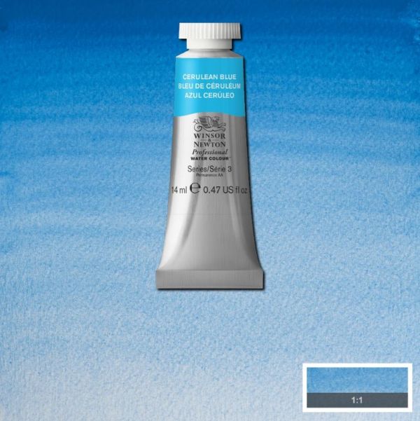 Winsor & Newton Professional Watercolour Paint S3 Cerulean Blue
