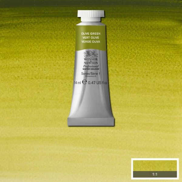 Winsor & Newton Professional Watercolour Paint S1 Olive Green