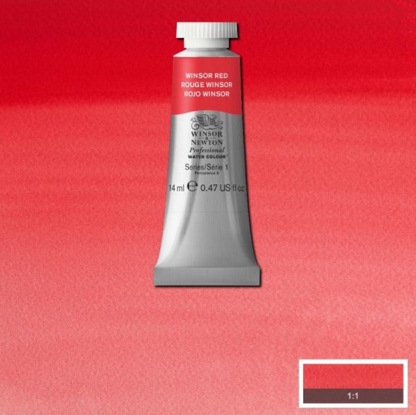 Winsor & Newton Professional Watercolour Paint S1 Winsor Red