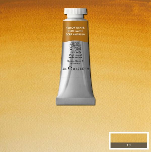 Winsor & Newton Professional Watercolour Paint S1 Yellow Ochre
