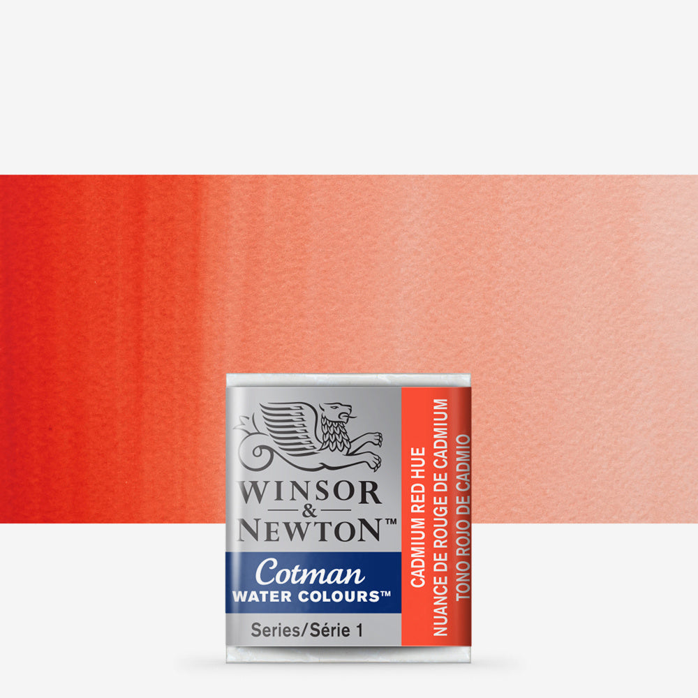 Winsor & Newton Cotman Watercolour Paint Cadmium Red Hue