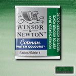 Winsor & Newton Cotman Watercolour Paint Hookers Green Dark 1/2 Pan