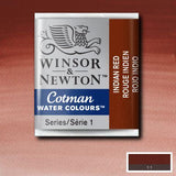 Winsor & Newton Cotman Watercolour Paint Indian Red 1/2 Pan
