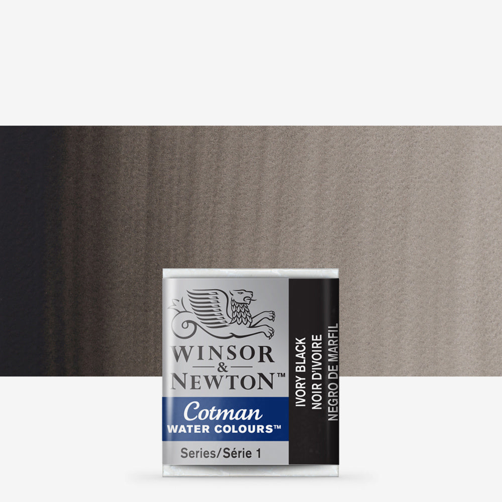 Winsor & Newton Cotman Watercolour Paint Ivory Black