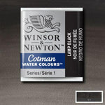 Winsor & Newton Cotman Watercolour Paint Lamp Black