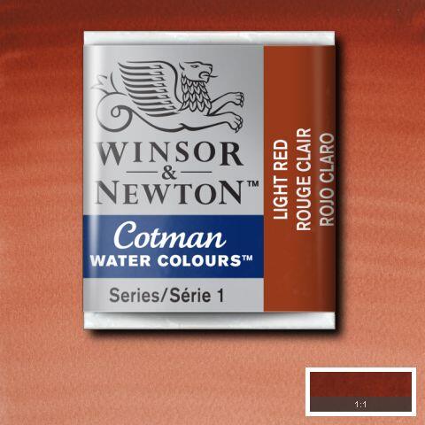 Winsor & Newton Cotman Watercolour Paint Light Red