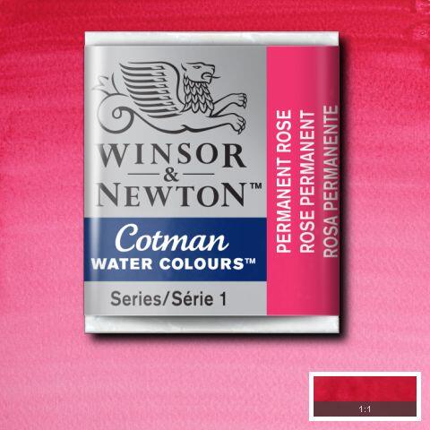 Winsor & Newton Cotman Watercolour Paint Permanent Rose