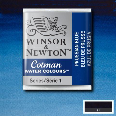 Winsor & Newton Cotman Watercolour Paint Prussian Blue