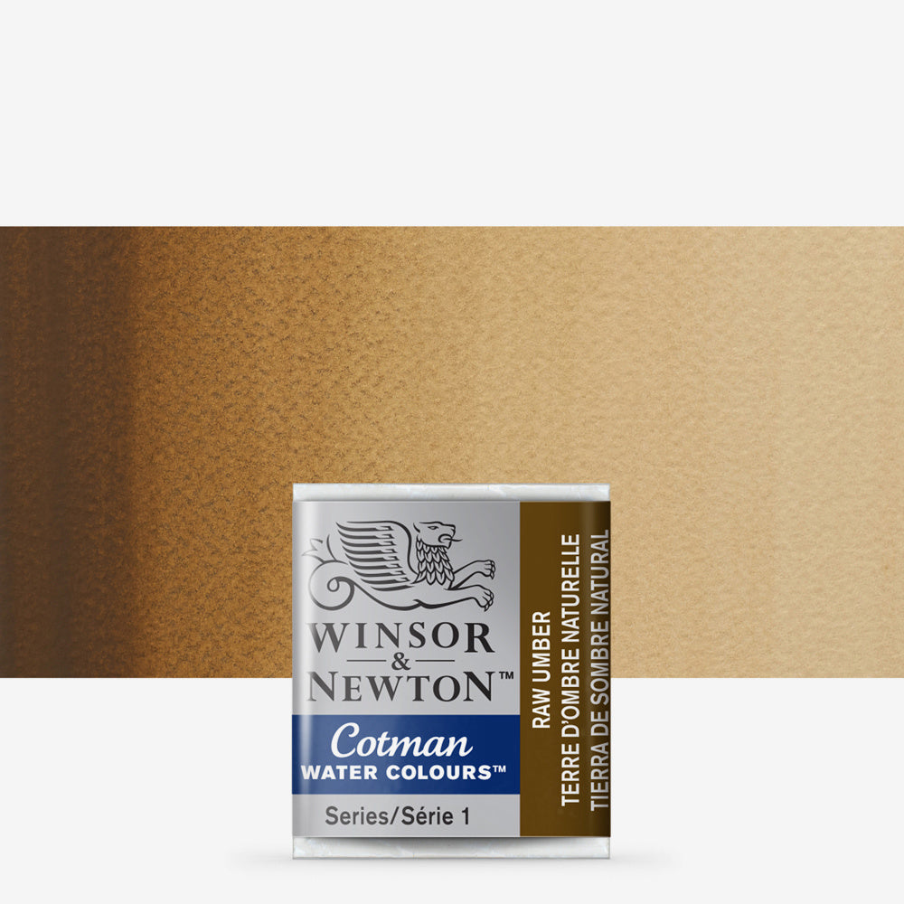 Winsor & Newton Cotman Watercolour Paint Raw Umber