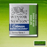 Winsor & Newton Cotman Watercolour Paint Sap Green 1/2 Pan