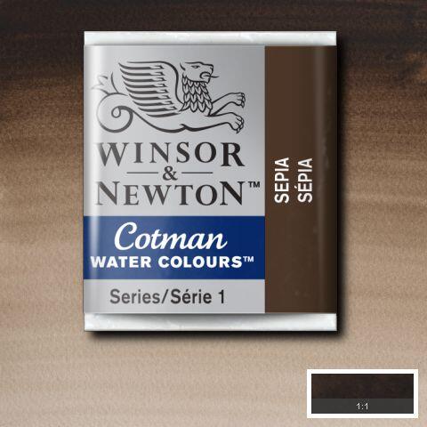 Winsor & Newton Cotman Watercolour Paint Sepia