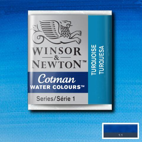 Winsor & Newton Cotman Watercolour Paint Turquoise